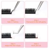 Eyelash Extension D Curl 0.07 9-16mm Mixed Tray Easy Fan