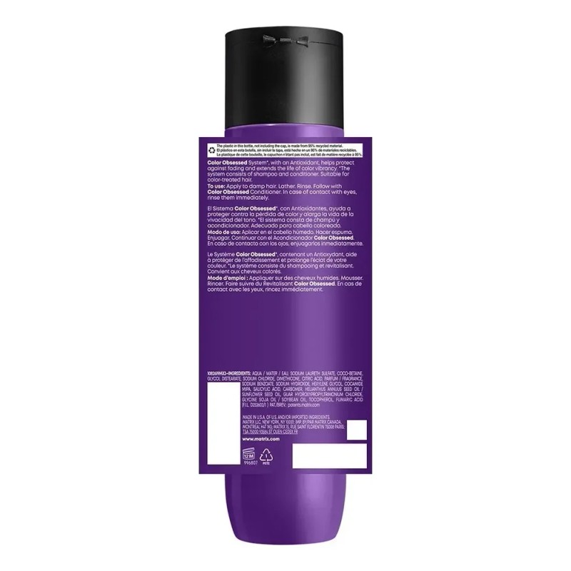 Shampoo Matrix Color Obsessed Para Cabello Teñido 300ml
