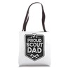 Proud Scout Dad Camping Scouting Scouts Tote Bag