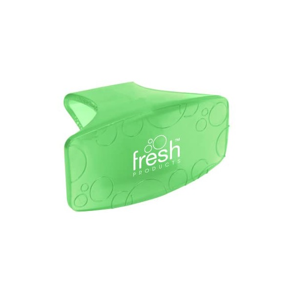 Fresh Products Eco Bowl Clip, Air Freshener, Toilet Freshener, Trash Freshener, Chemical-Free, Natural Oils, Discreet - Cucumber Melon, Green, Made In USA, 12pk