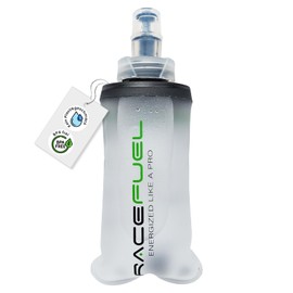 RACEPACE RaceFuel Foldable 150 ml Water Bottle Gel Bottle, Soft Flask BPA-Free, with RaceFuel Energy Gel Recipe QR Code, Perfect for Running, Marathon, Triathlon and Cycling (1 Piece, 150 ml)
