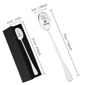 Gifts for Grandma,Nanny Gifts,Grandma Gifts,Gifts for Nana,Grandma Birthday Gifts,Grandma Gifts from Grandchildren,Nanny Gifts from Grandchildren,Grandma Christmas Gifts,Grandparents Gifts,Spoon