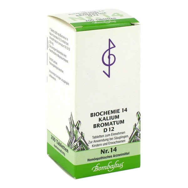 Biochemistry 14 DHU Arzneimittel Bromide of Potassium D 12 Tablets