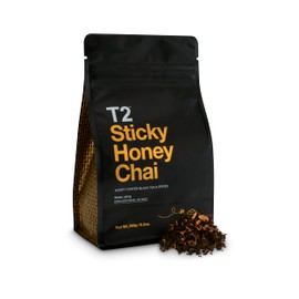 T2 Tea Sticky Honey Chai Loose Leaf Black Tea in Resealable Foil Refill Bag, 250 grams