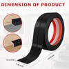 LSGCQ Protector de esquina de pared flexible, autoadhesivo, para despegar