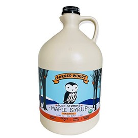 Organic 1 Gallon Dark Robust Vermont Maple Syrup - Grade A - From Barred Woods Maple