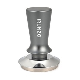 51mm Coffee Espresso Tamper，Premium Barista Coffee Press with Calibrated Spring Loaded WDT Tool，100% Stainless Steel Flat Base Tamper for Espresso Coffee Machine Fits