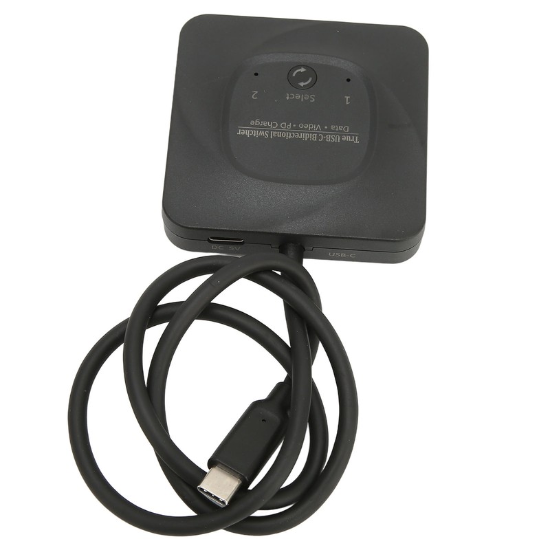 USB C Switch 2 in 1 Output Plug and Play