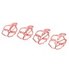 50Pcs Leaf Paper Clips 4 Leaf Clover Design Strong Metal
