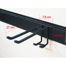 Richelieu Hardware 29609BC 39726 in Tool Hook for 24 in Bracket, Black