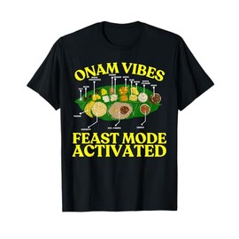 Onam Vibes Sadya Feast Activated Cool Men Women Kids T-Shirt