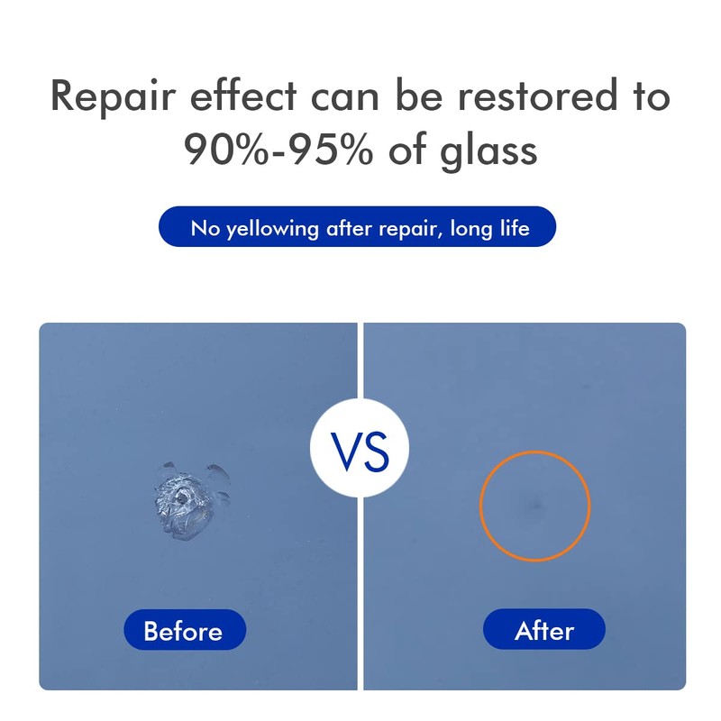 XTryfun Windshield Repair Kit Applicable to All Models of Windshield,