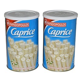 Papadopoulos Caprice Wafer Rolls (Vanilla)
