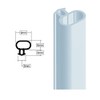 Push Fit Replacement uPVC(PVC) window/door seal - 6M Universal bubble