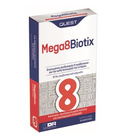 Quest Mega 8 Biotix, 30Caps