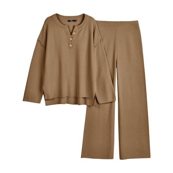 LILLUSORY Women's 2 Piece Lounge Sets Oversized Slouchy Matching Sets