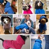 Blueberry Pet 16" Waterproof Dog Softshell Jacket, Hooded Raincoat and