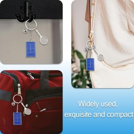 Tennis Themed Gifts Keychain Tennis Party Favors Gifts for Players Keychains Gifts for Tennis Lovers Birthday Gifts for Tennis Fan Keychain Small Tennis Court Racket Ball Keychains