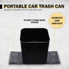 Car Trash Can – Leakproof 1.4 Gallon Compact Garbage Bin