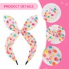 Saimiy Tulle Polka Dot Hair Bow Headband, Big Hair Bow