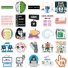 50 Packs Programming Stickers Water Bottles Laptop Phone Motorcycle Computer
