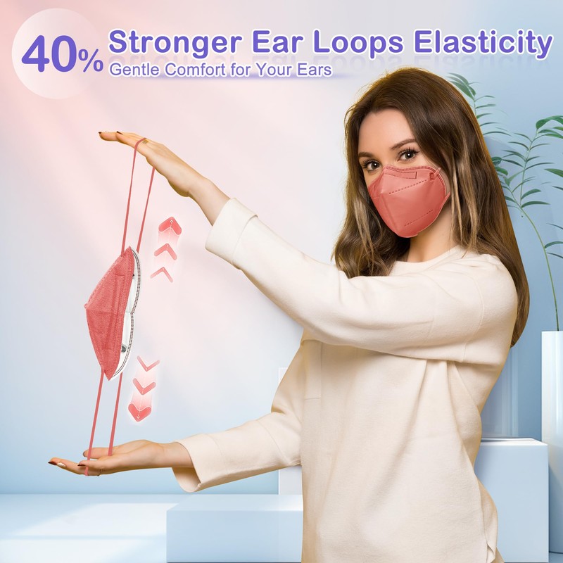 FENFEN KN95 Face Masks Disposable Adults - 50 Pack 5
