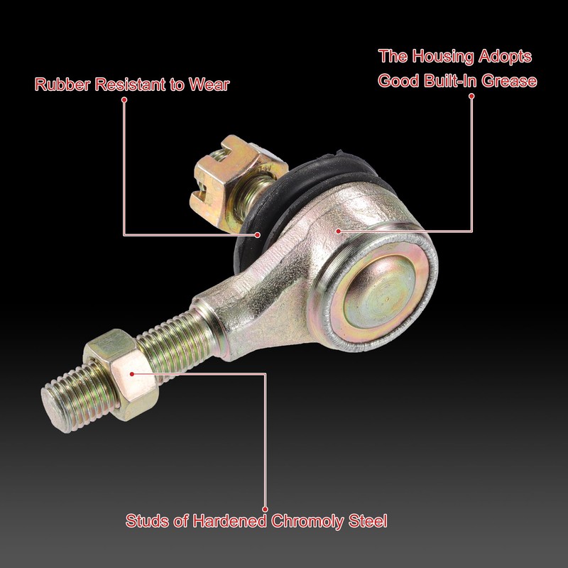 A ABSOPRO M10 x 1.25 Left Thread Right Ball Joint