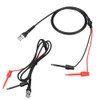 2Pcs Oscilloscope Probes Clip Test Lead Grabbers Coaxial Cable Coax