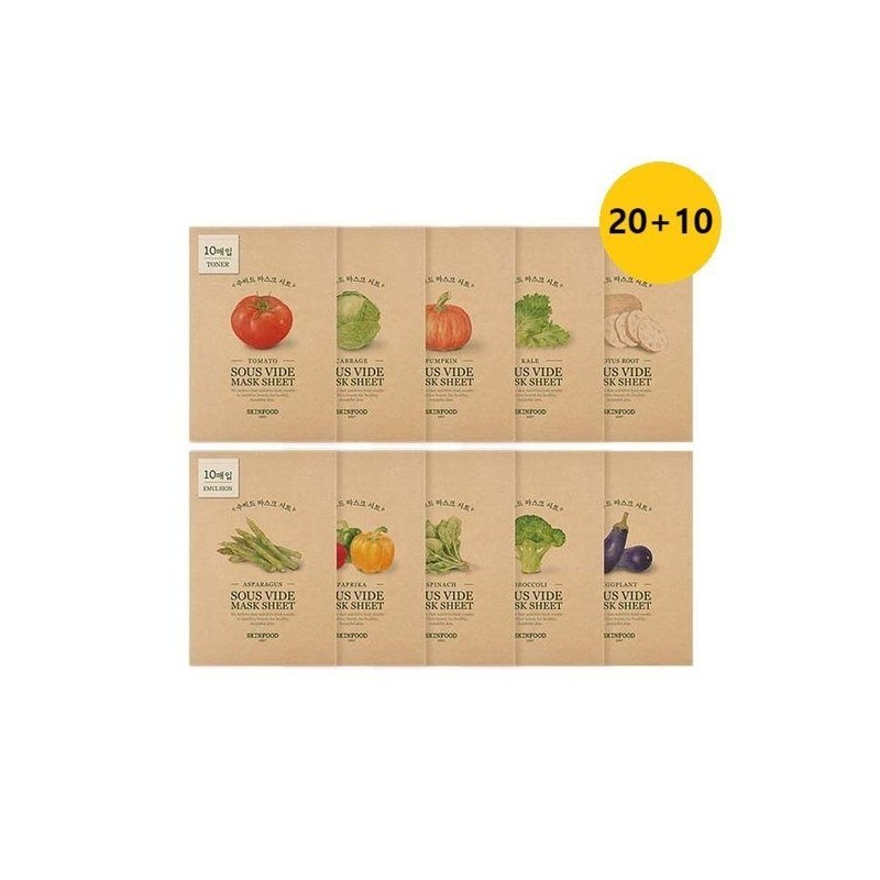 skin food [Skinfood] [20 sheets + 10 sheets] Sous vide