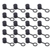 Skweawert 20 PCS BNC-B Port Anti-dust Plugs, Silicone Covers Caps