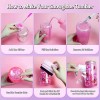 Snow Globe Tumbler DIY Kit s 16 oz Double Wall