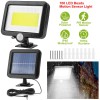 100 LED Solar Powered Wall Light Outdoor IP65 Waterproof Motion