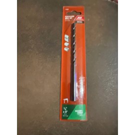 ACE Hardware 24469 1/4" x 6" Steel Percussion Drill Bit, Straight Shank