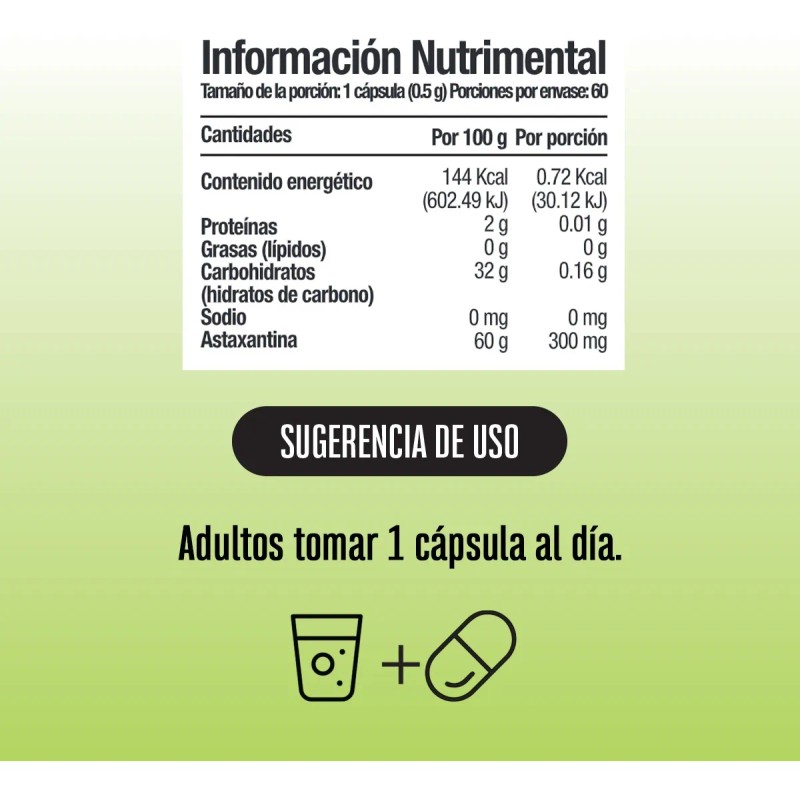 Astaxantina 60 Cpsulas 100 Natural Dura 60 Das Astaxanthin Antioxidante