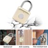 Fingerprint Padlock, USB Charging, Biometric High Security Locker, Mini Padlock
