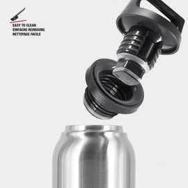 Sigg 8516.1 "Hot & Cold Brushed" drinking bottle, 25 oz, multicolor