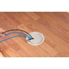 Arlington FLBR5420 Recessed Power and Data Round Floor Box (Nickel)
