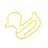 100pcs Paper Clips Cute Duck Shaped Decorative Metal Paperclips with