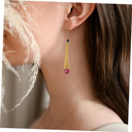 Operitacx 60pcs Trumpet Holder Bead Cap Bead Spinner Pliers Bead Kit Confetti Cones Bead Tips Knot Covers Beading Bracelet Making DIY Bracelets Materials Beads Metal Embellishments