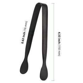 YIXNSW Pack of 15 Small Ice Tongs, Sugar Tongs, 11 cm Sugar Tongs Set, Stainless Steel Ice Tongs for Party, Bar, Ice Cream, Coffee, Kitchen,
