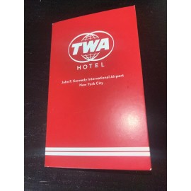 TWA Hotel room keycard Holder JFK airport New York.