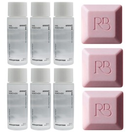 Innisfree 6 nail removers + 3 scented soaps / 이니스프리 네일 리무버 6개+향기비누 3개
