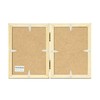 FUJICOLOR 4512TL Wood Picture Frame, Large Size x 2 Sides,