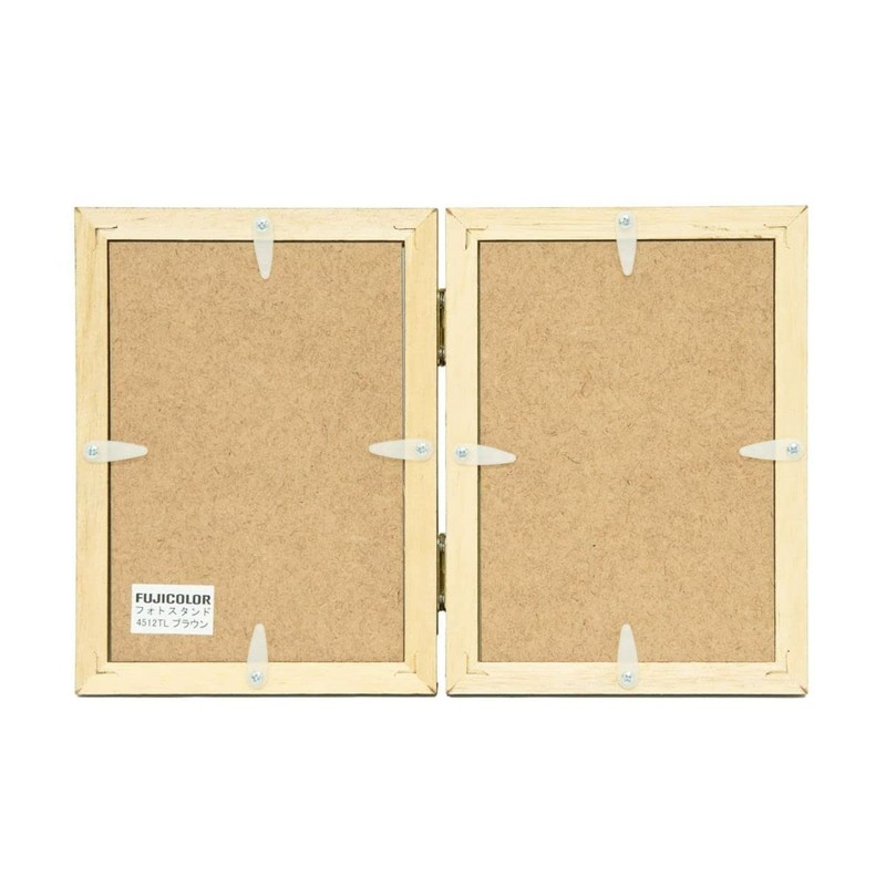 FUJICOLOR 4512TL Wood Picture Frame, Large Size x 2 Sides,