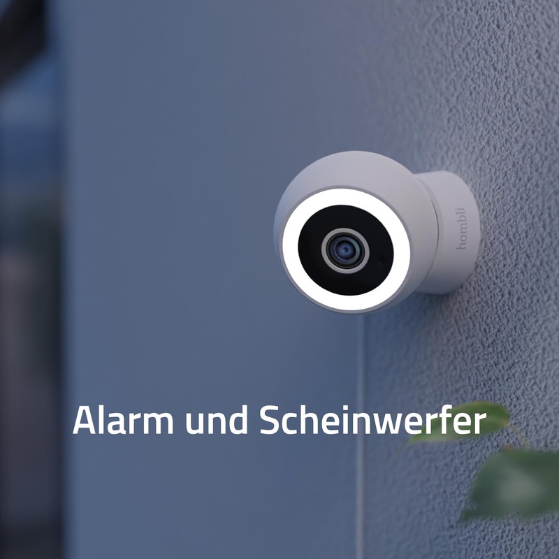 Hombli 2K QHD Smart Compact Outdoor Surveillance Camera, 130° Angle