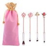 Makeup Brush Set Beauty And Beast Rose Makeup Brushes Set