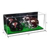 Better Display Cases Acrylic 2 Mini Football Helmet (not Full