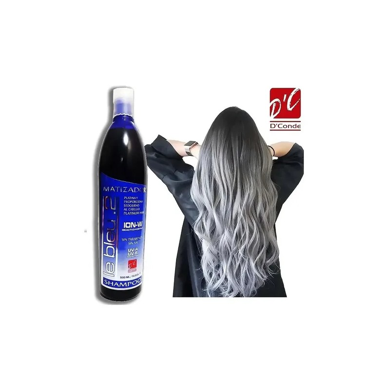 Shampoo D Conde Matizador Azul Sin Sal Sin Sulfato 500ml