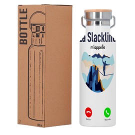 La Slackline M'Appelle Adventure Sport Outdoor Trinkflasche aus Edelstahl, Thermosflasche, 500 ml