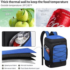 Ciihars Soccer Backpack,Soccer Bag with Ball Holder, Includes Separate Cleat Shoe and Ball Compartment Sport Equipment Bags Fit Basketball Volleyball Football (blue)